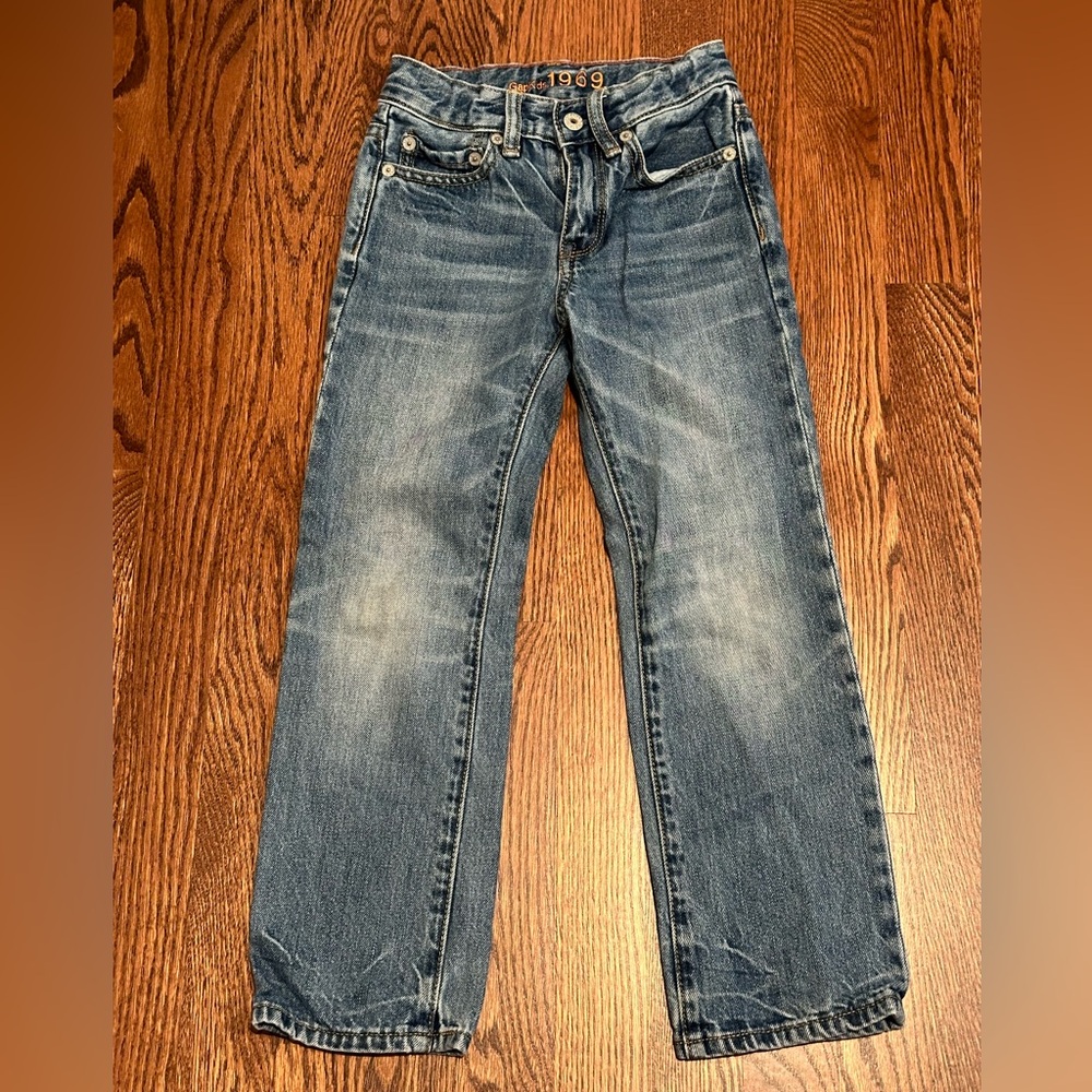 Gap kids slim cut jeans in medium blue wash